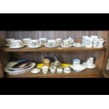 A selection of Portmeirion tea ware together with