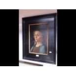 An antique Continental oil painting on panel - por