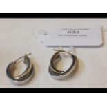 A pair of ladies 9ct gold earrings