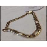 A 9ct gold bracelet