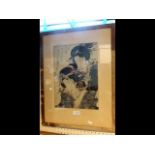 An original Japanese 19th century woodblock print