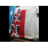 An old white ensign naval flag