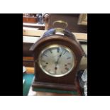 A Walker & Hall antique bracket clock - 36cms high