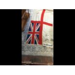 A World War 2 ensign from HMS Wanderer with history