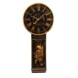 JOHN FARDON, DEDDINGTON A GEORGE III CHINOISERIE TAVERN CLOCK the black and gilt case having