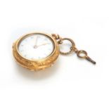 WILLIAM WEBSTER, EXCHANGE ALLEY, LONDON. A FINE EARLY 18th CENTURY PAIR CASED POCKET WATCH the