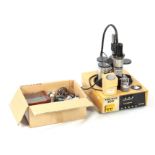 A LARGE COLLECTION OF WATCHMAKERS AND JEWELLERS TOOLS to include an ultrasonic cleaner