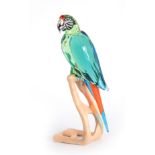 A 20TH CENTURY SWAROVSKI CRYSTAL BIRDS OF PARADISE COLLECTION MACAW 23.5cm high, boxed.