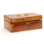 A LATE 19th CENTURY ELEPHANT HIDE GAMES BOX BY ROL