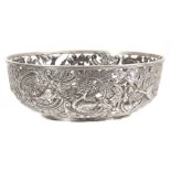 A FINE 18th/19TH CENTURY IRISH SILVER PIERCED AND