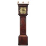 COOPER, DERBY A MID 18TH CENTURY 30-HOUR LONGCASE CLOCK the oak case enclosing an 11" square brass