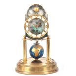 A GERMAN KAISER 400 DAY ANNIVERSARY MANTEL CLOCK the celestial blue dial depicting the planetary