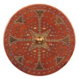 A 19TH CENTURY SCOTTISH TARGE BASED ON AN EXAMPLE THAT ANDREW MACPHERSON OF CLUNY USED bound in