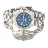 A GENTLEMAN'S STAINLESS STEEL BREITLING SUPEROCEAN WRISTWATCH A17040/21845 on original steel