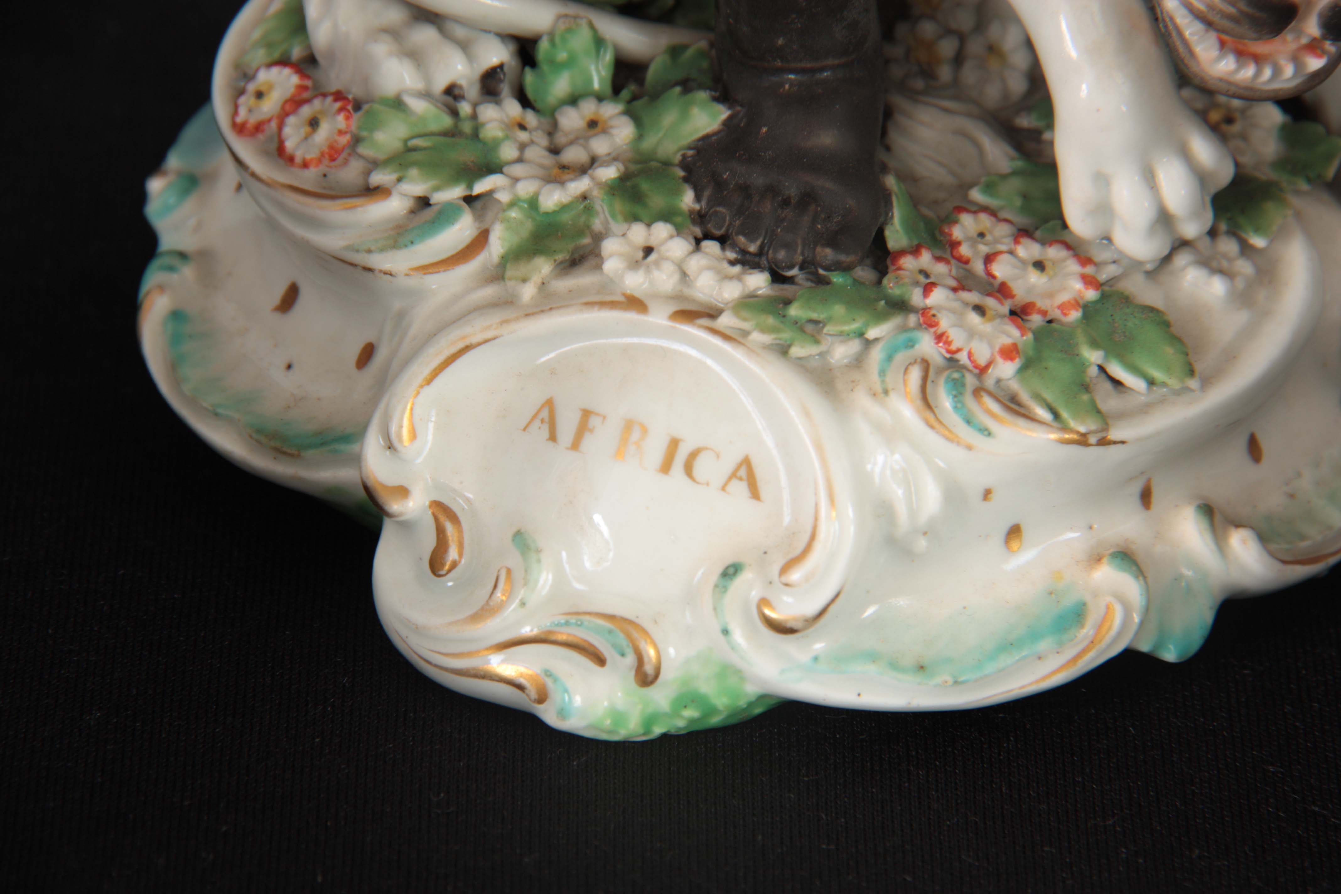 A SET OF FOUR 18TH CENTURY DERBY 'FOUR QUARTERS' FIGURES representing EUROPE, AMARICA, AFRICA and - Image 9 of 15