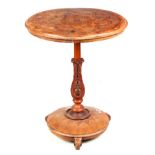 A GOOD LATE 19TH CENTURY NEW ZEALAND SPECIMEN NATIVE WOOD PARQUETRY OCCASIONAL TABLE ATTRIBUTED TO