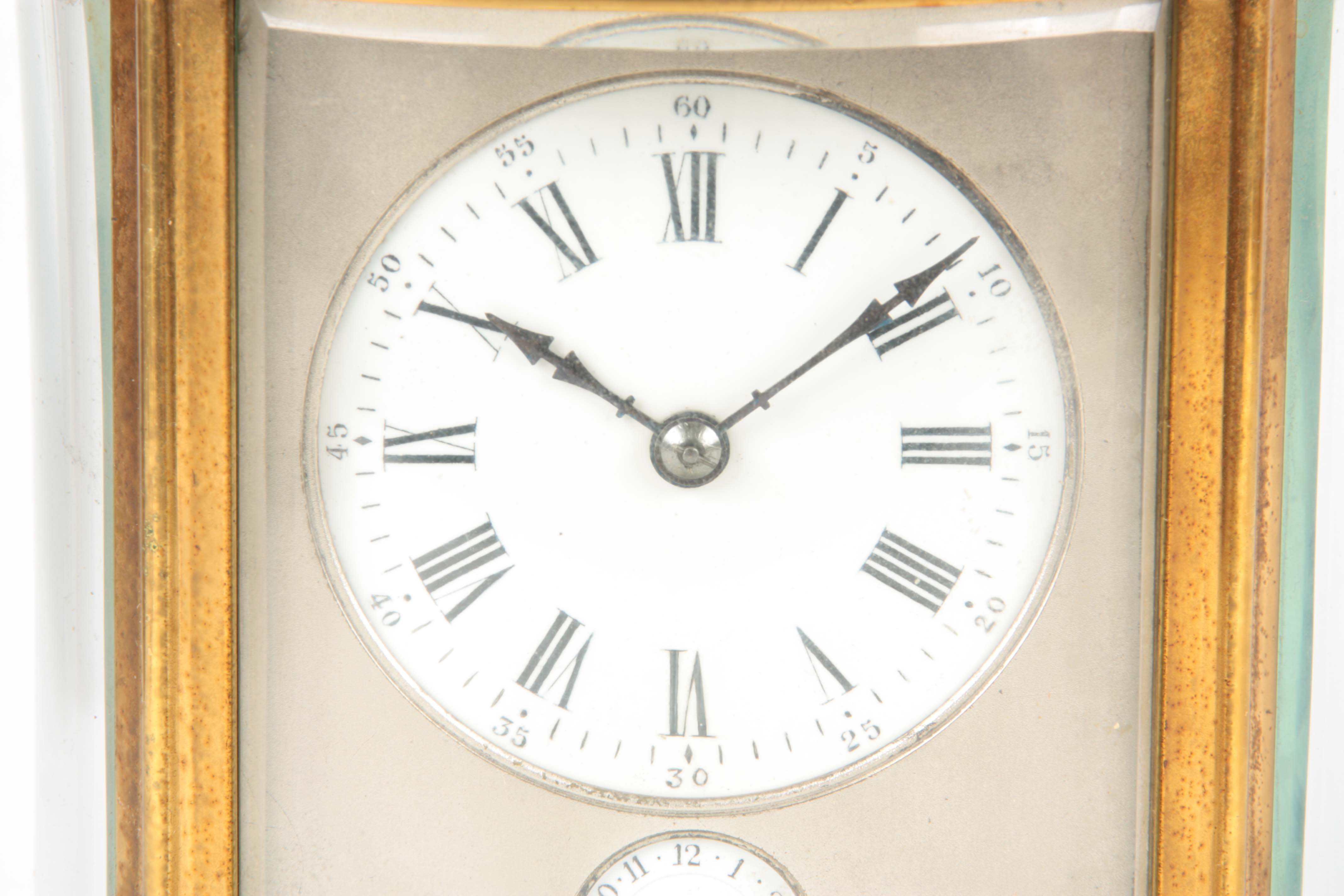 A LARGE LATE 19TH CENTURY FRENCH OVAL CASED REPEATING GRAND SONNERIE CARRIAGE CLOCK WITH CALENDAR - Image 4 of 12