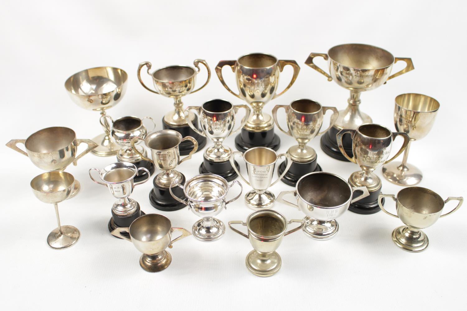 Equine Interest; Collection of assorted Silver and Silver plated Trophies, The Elstree Show,