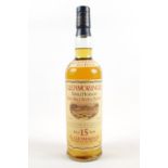 Bottle of Glenmorangie Single Highland Malt Whisky 15 Years 70cl