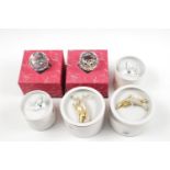 Collection of Swarovski Brooches and other items inc. 2 Boxed SCS Renewal Gift Swan 1 & 2 - 1995,