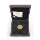 Cased 1872 Queen Victoria Young Head Shield Back Gold Sovereign in CPM Case with Documentation