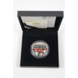 Cased £5 Coin Silver Proof 2017 Remembrance Silence Speaks when words can not 859 of 1500