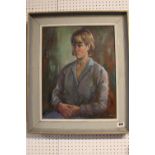 Angela Stones (1914-1995), Oil on Canvas Self Portrait, 39 x 49cm