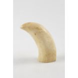 Antique Sperm Whale Tooth uncarved, 15cm in Length 380g total weight