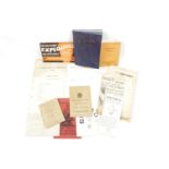 Military ephemera including Home Guard Explosives, Customs of the Services, Army vehicles manual,