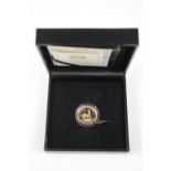 Cased 2017 1/4oz Proof Gold Krugerrand 50th Anniversary with certificate 516 of 5000