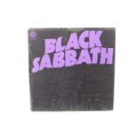 Rare Vinyl Black Sabbath 'Master of Reality' Vertigo Swirl with Poster 6360 050