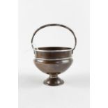 Interesting Duchess of Sutherland Cripple Guild Copper bowl with Silver plated handle and rim,