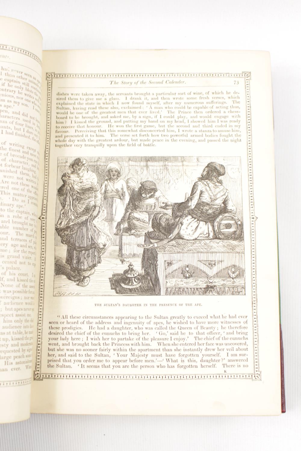 Dalziels Illustrated Arabian Nights Entertainments published by Ward, Lock and Tyler, with later - Image 5 of 6