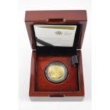 Boxed Proof Gold Britannia 1/4oz 2016 0605 of 730