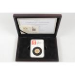 Rare 2015 Boxed Gold Sovereign Datestamp Longest Reigning Monarch with certificate