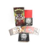 Motörhead Collection; Motorhead Signed Ace of Spades Collective Disc with Full Band signatures and a