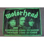 Motörhead collection; Original Motörhead poster for Cambridge Corn Exchange Thursday 23rd October in