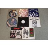 Motörhead Collection; Collection of 8 Motörhead Records to include Motörhead Big Beat on Pink Vinyl,