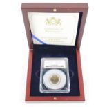 Cased Proof 2011 Gold Sovereign Sealed and Certificated by the Coin Grading Service UNC