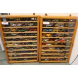 Very Large Collection of Matchbox Yesteryears Models and collectors cars housed in 2 purpose built