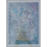 Roberto Matta (1911-2002), Etching and Aquatint in colour on Iona Paper with full margins, signed