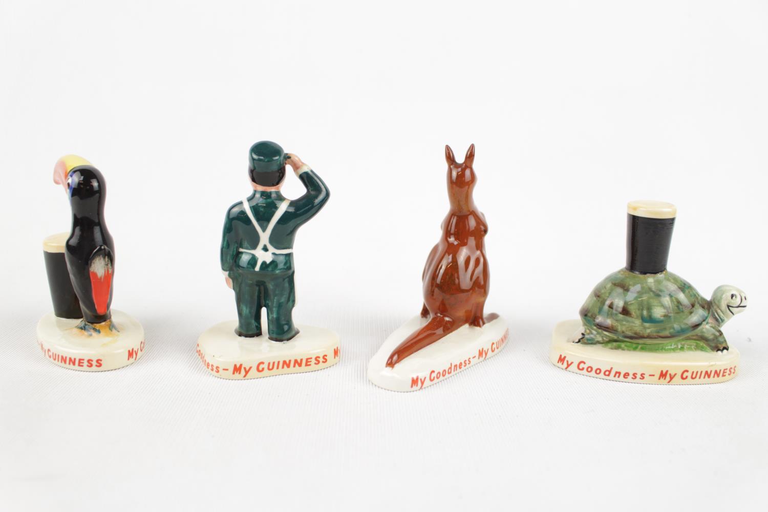 Set of Carltonware My Goodness - My Guinness ceramic figures inc. Kangaroo, Zoo Keeper, Toucan and - Image 2 of 3