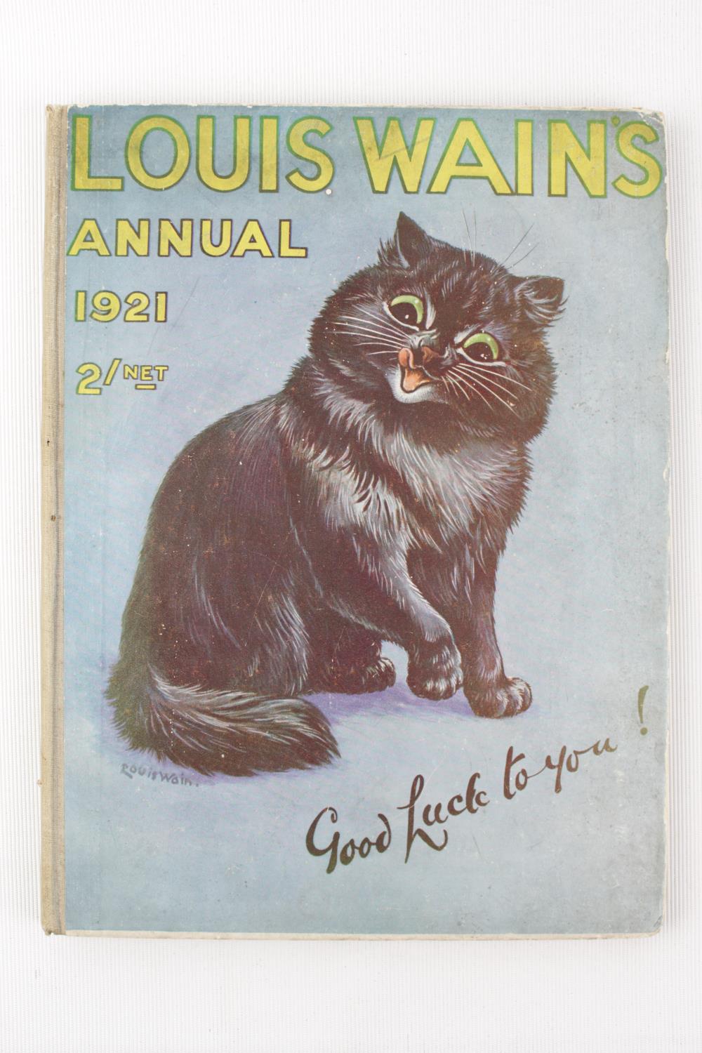 Louis Wain's Annual 1921 Signed by Luois Wain to preface page. Published by Hutchison & Co of