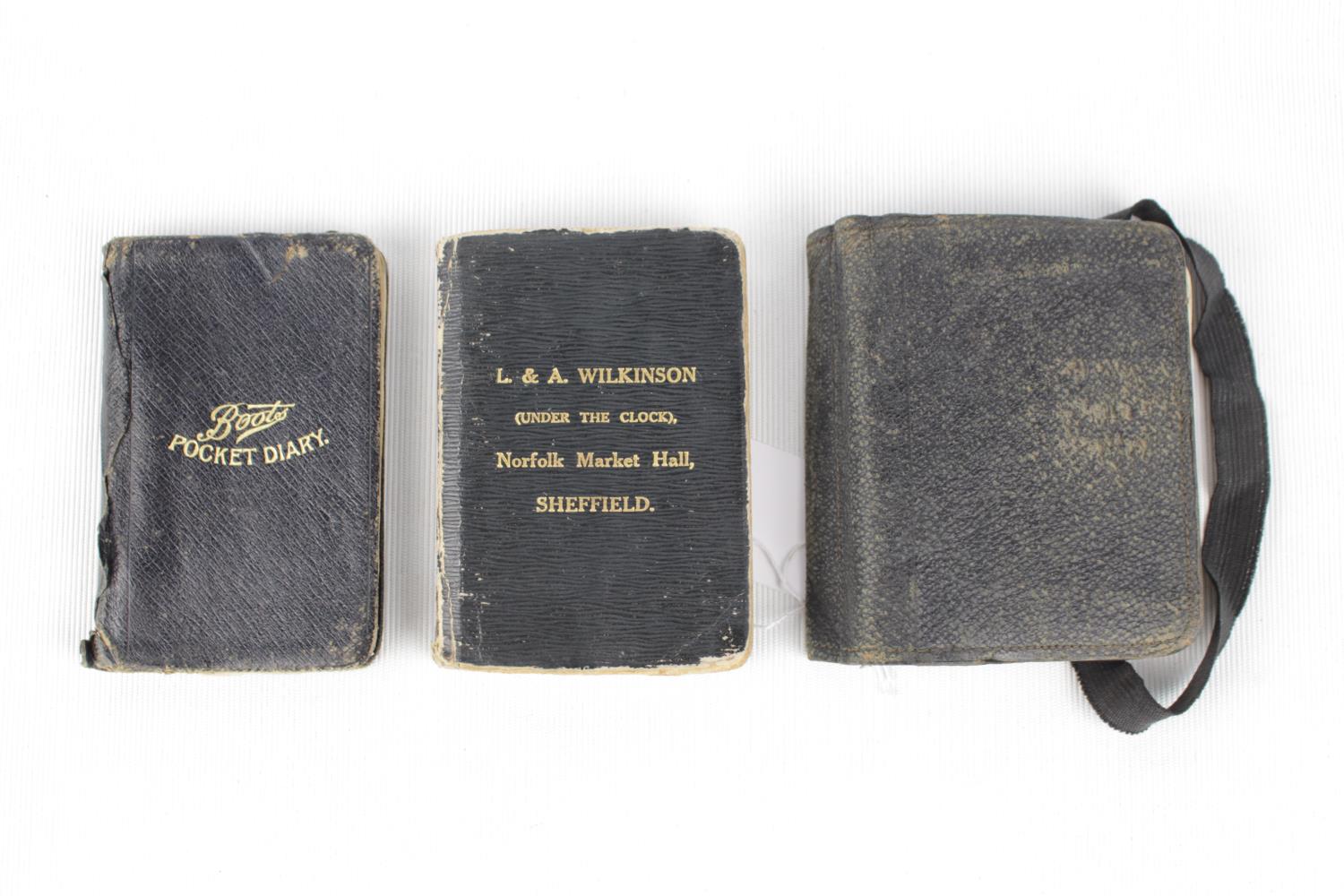 Collection of 3 Diaries by Samuel Cook who served in the Manchester Regiment R.M.S.M WW1