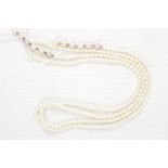 Long Irregular Pearl Necklace 120cm in Length