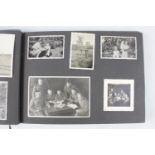 WW2 Third Reich photo album containing approximately 200 photos of one mans service in the German