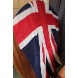 Large Vintage Union jack Flag 120 x 220cm