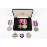 WW2 3 Medal group and assorted other Medals