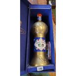 Boxed Football Interest Bottle of Forza Azzurri il vino Caldirola World Cup Wine