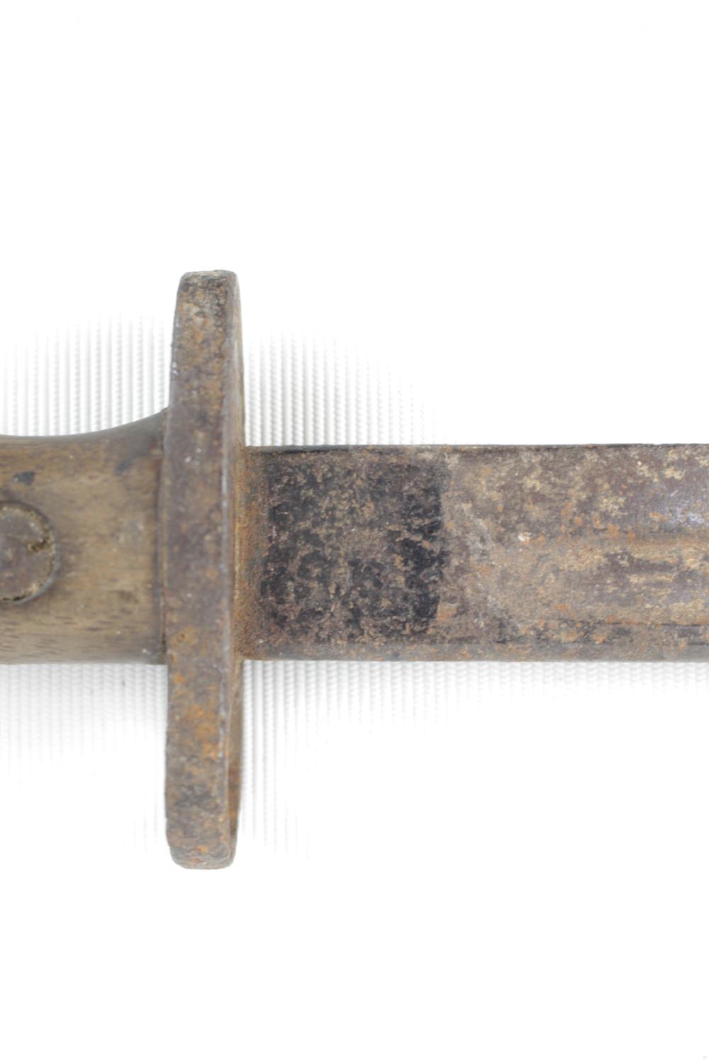 WW1 Long Bayonet without scabbard, 55cm in Length - Image 2 of 3